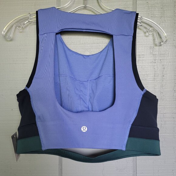 Lululemon High-Neck Square-Back Train Bra. Size 12 - Picture 3 of 7